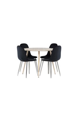 Venture Home Plaza Matbord med Polar Matstol