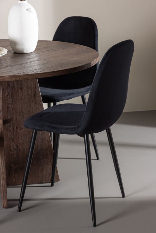 Venture Home Bootcut Matbord med Polar Matstol