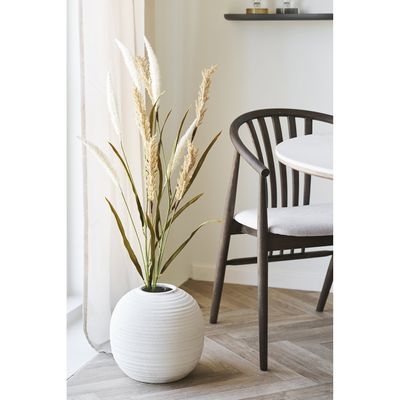 House Nordic Rund Vit Vas i Keramik