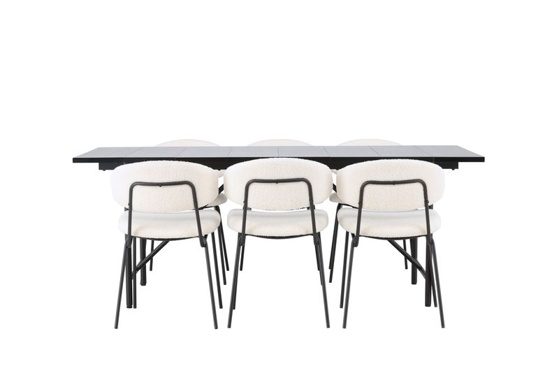 Venture Home Matgrupp Astrid med Stolarna Chico