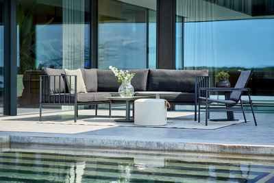 Brafab Upper Soffgrupp Vänster Svart/Teddy Black