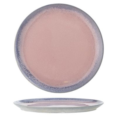 Bloomingville Paula Tallrik, Rose, Stengods - 8-pack