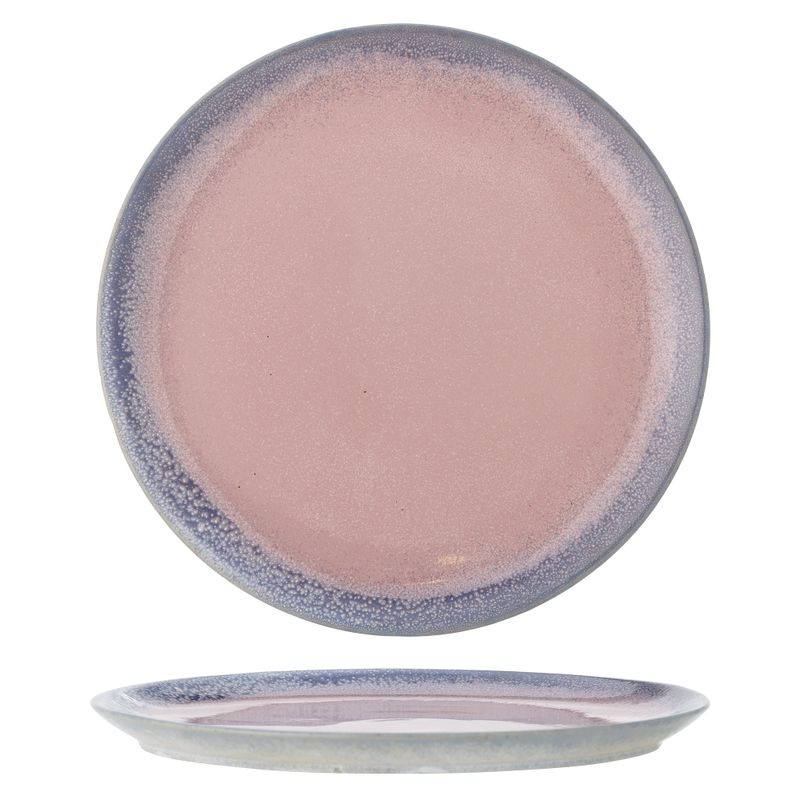 Bloomingville Paula Tallrik, Rose, Stengods - 8-pack