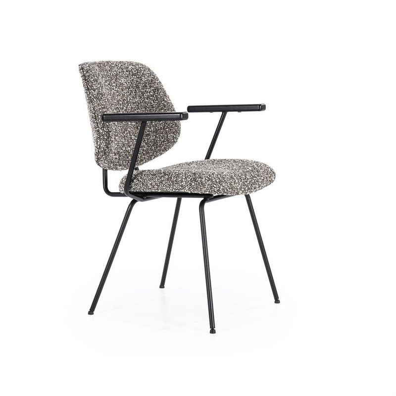 Eleonora Stol Jon med Armstöd - Taupe Maywood Mullvad