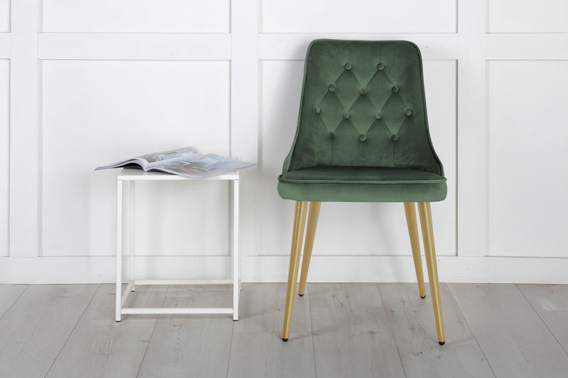 Venture Home Velvet Deluxe Matstol 2-pack