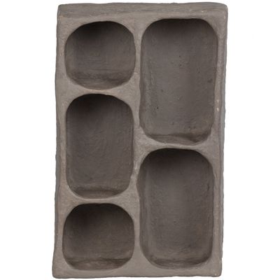 WOOOD CLAY Väggskåp Papper Maché Grå