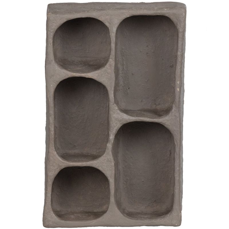 WOOOD CLAY Väggskåp Papper Maché Grå