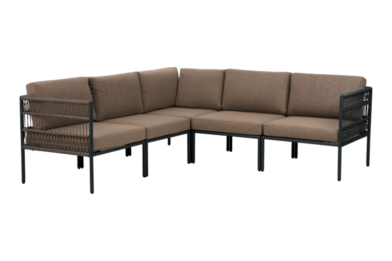 Brafab Reno Mittdel Svart/Raw Peanut