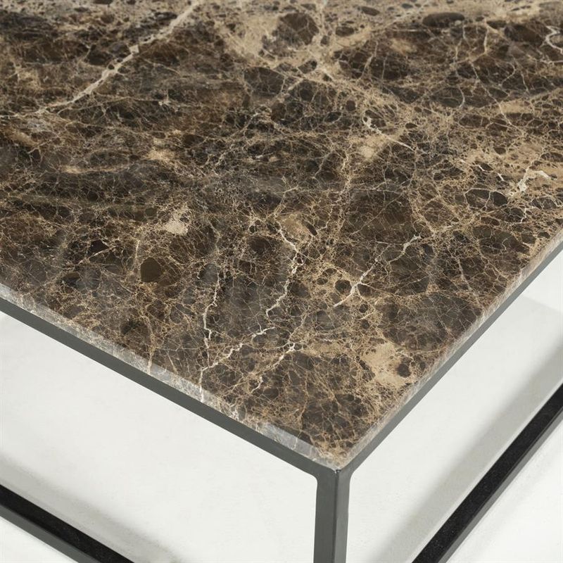 Eleonora Soffbord Rico Fyrkantig Svart