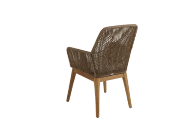 Brafab Hassel karmstol i teak och konstrotting