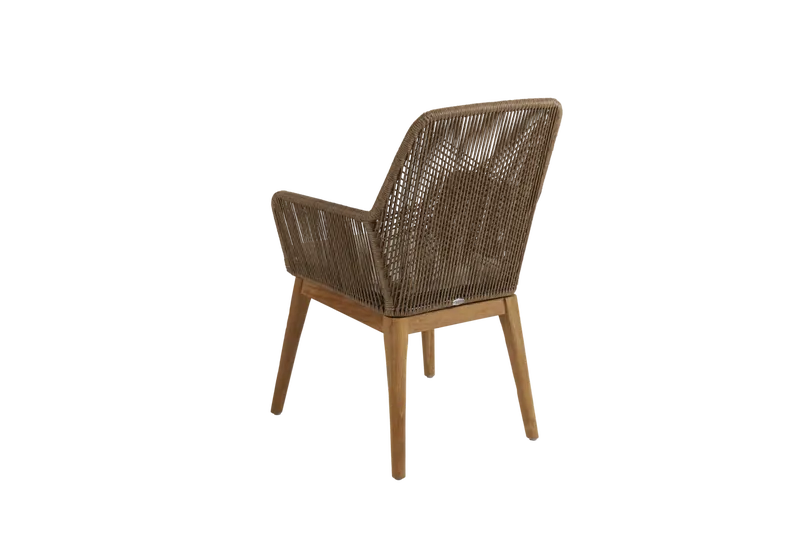 Brafab Hassel karmstol i teak och konstrotting