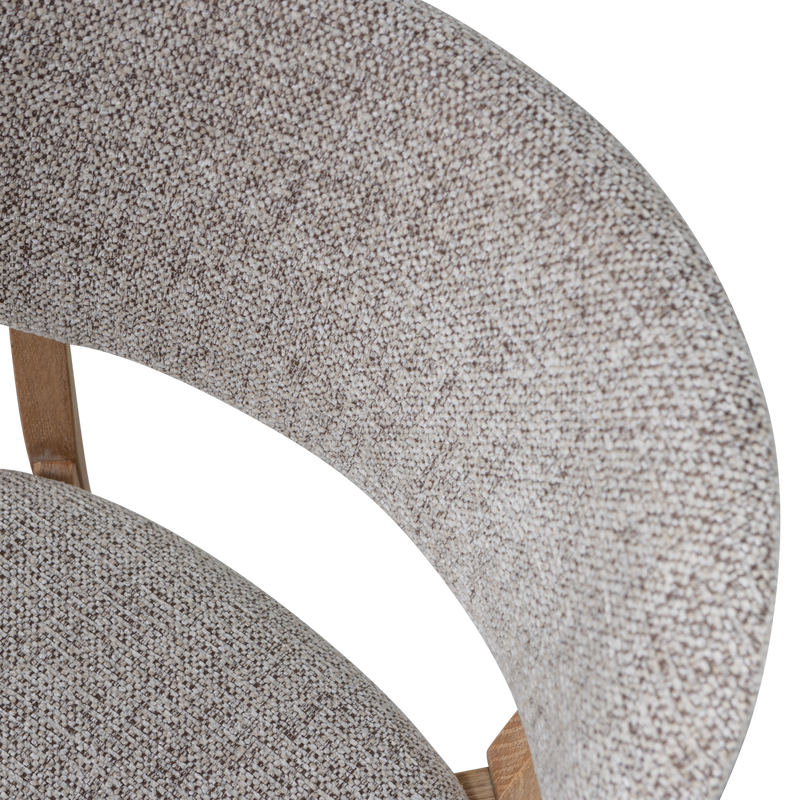 WOOOD Udar Matstol Natur med Träram 2 st