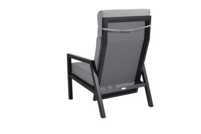 Brafab Belfort ställbar fåtölj hög svart