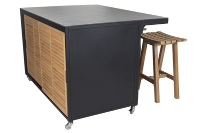 Brafab Fornax Hylla Svart 139x30 cm