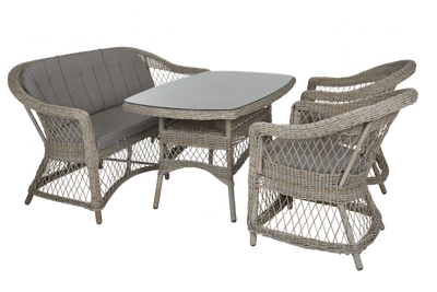 Brafab Kamomill 2-sits Soffa i Konstrotting med Dyna