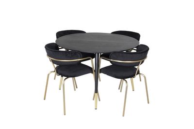 Venture Home Matgrupp Dipp med stolarna Arrow