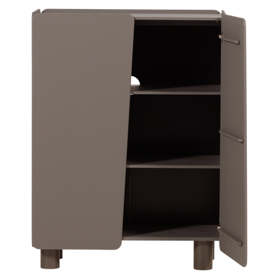 WOOOD ROOT 2-Dörrars Skåp i Trä Truffle Brun