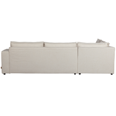 WOOOD Thomas Hörnsoffa Vänster Väv Polyester Natur