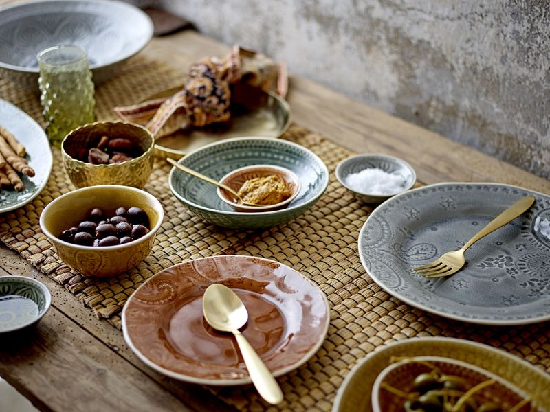 Bloomingville Frea Bestickset, Gold, Rostfritt Stål, 48 delar