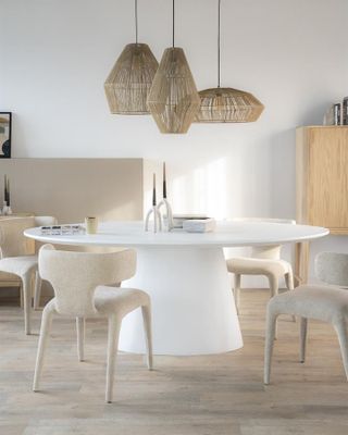 Eleonora Matbord Elin Oval 200 cm Vit