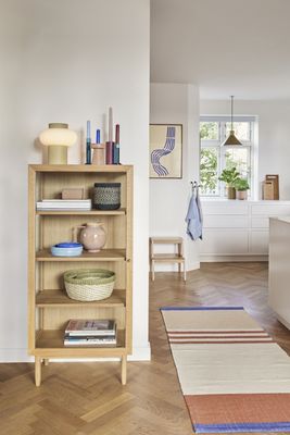 Hübsch Camp Bordslampa Beige Sand