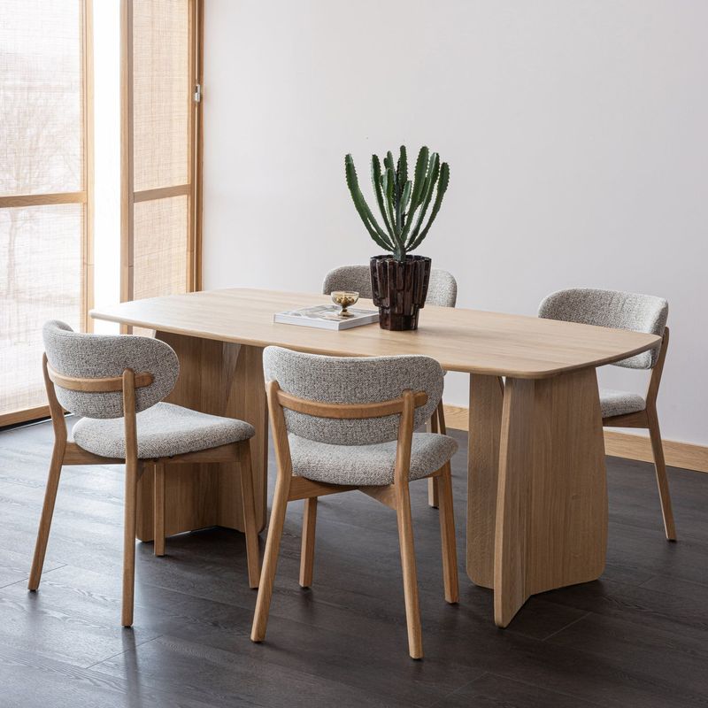 WOOOD Udar Fåtölj Natur med Ekram