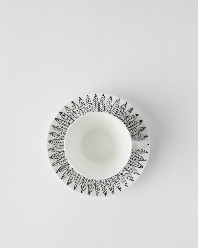 Gustavsberg SALIX SVART, Kaffegods, kon