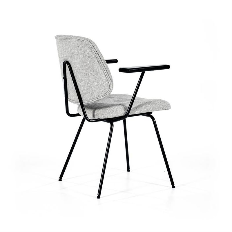 Eleonora Stol Lynn med armstöd - grå fletcher