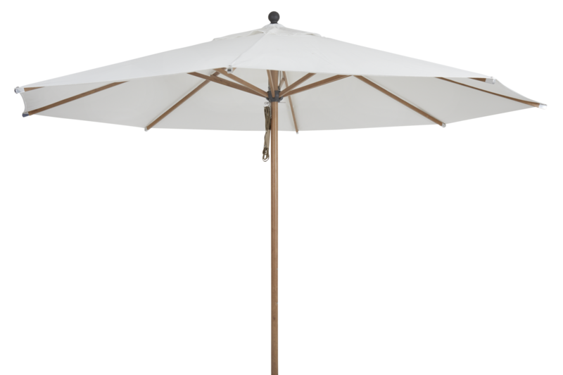 Brafab Paliano Parasoll 350 cm Natur/Vit