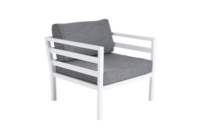 Brafab Weldon Fåtölj Vit/Grå