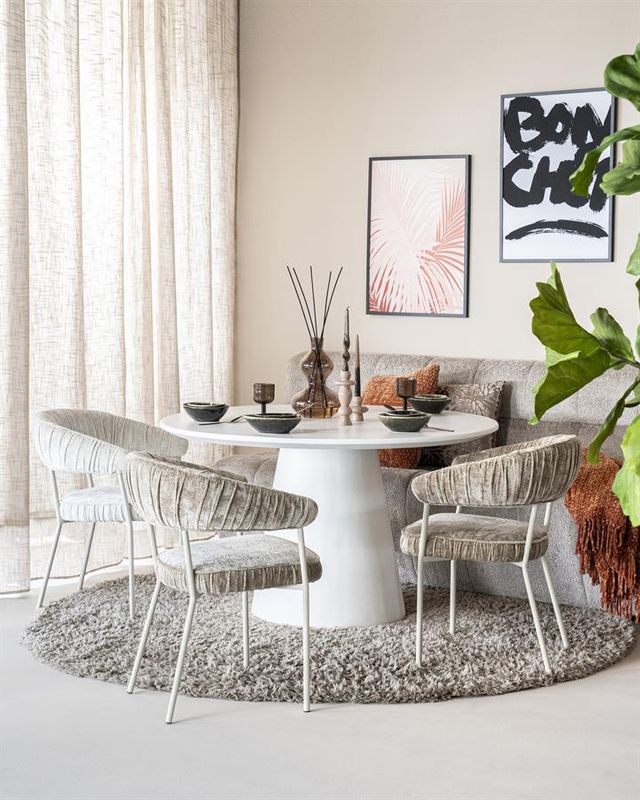 Eleonora Stol Lizzy - Taupe Femme Mullvad