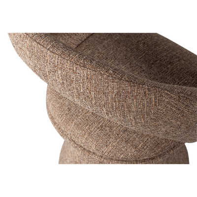 WOOOD Winter Svängbar Matstol i Naturlig Melange