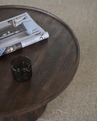 Eleonora Soffbord Ron 66x39 - Brun