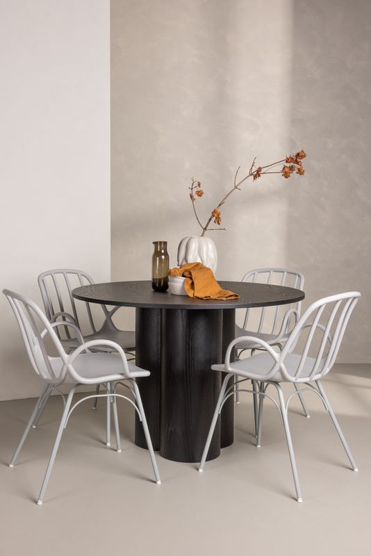 Venture Home Matgrupp Olivia med stolarna Dyrön