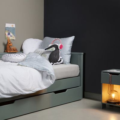 WOOOD Nikki Sängsoffa Jadegrön (Exkl. Låda) [FSC]