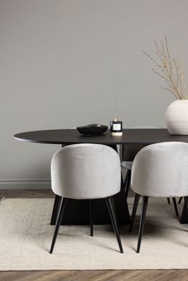 Venture Home Matgrupp Bootcut med Velvet-stolar