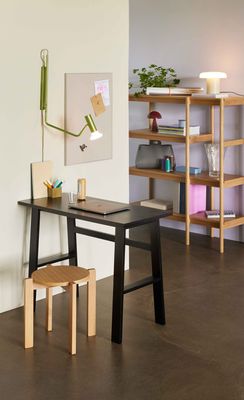 Hübsch Poke skrivbord svart 100 x 45 x H75 cm