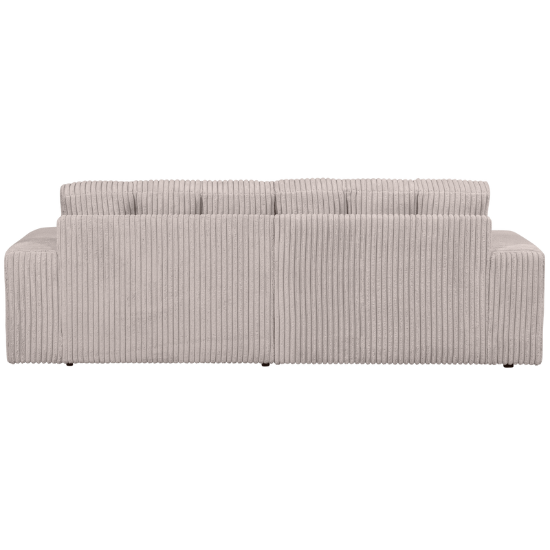 WOOOD Second Date 2-Sits Soffa i Ribbad Tyg, Natural