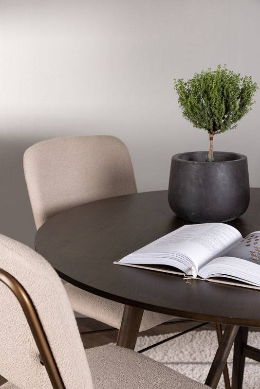 Venture Home Matgrupp Kaseindon med stolarna Seda