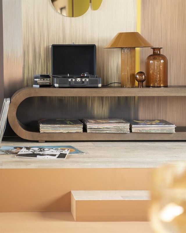 By Boo Pallas Bordslampa - Mustard Brun