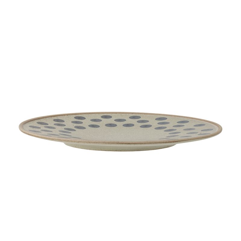 Bloomingville Tinni Tallrik, Blå, Stengods - 12-pack