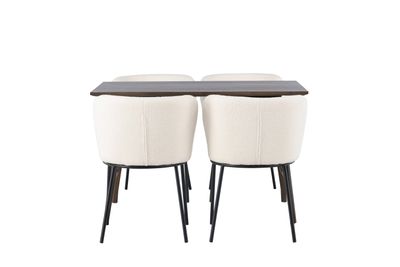 Venture Home Matgrupp Kaseindon med Stolar Edina