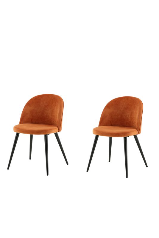 Venture Home Velvet Matstol 2-pack