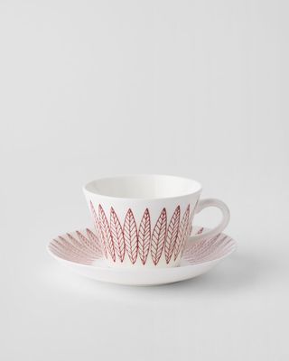 Gustavsberg SALIX RÖD, Kaffegods, kon