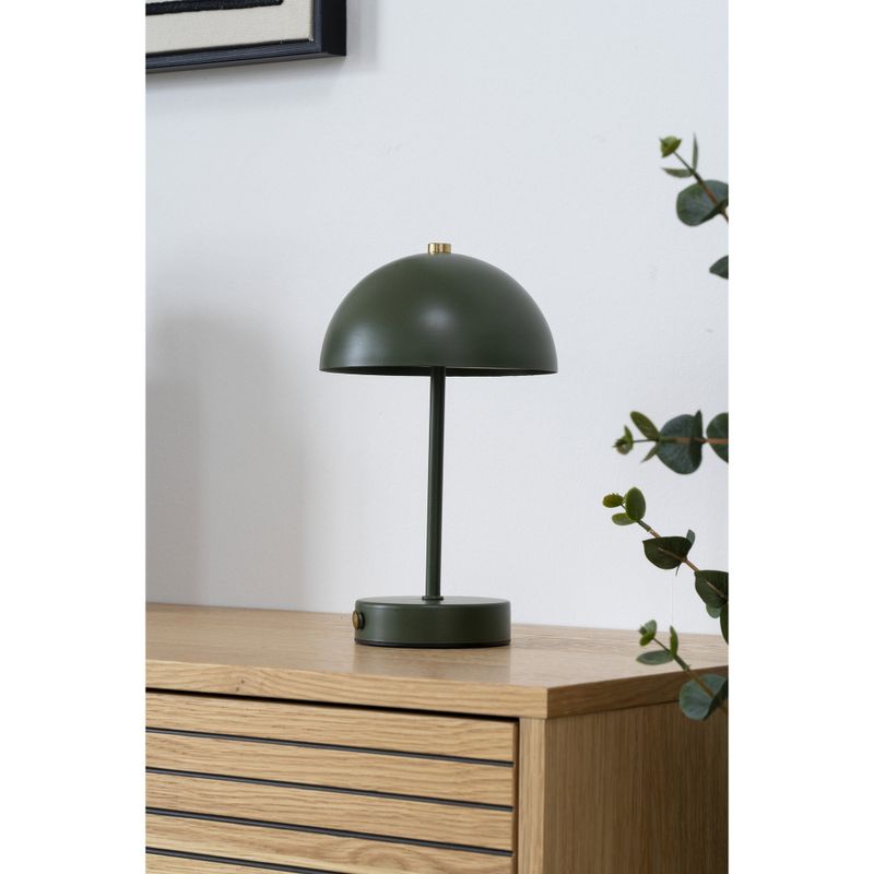 House Nordic Holt Bordslampa Grön