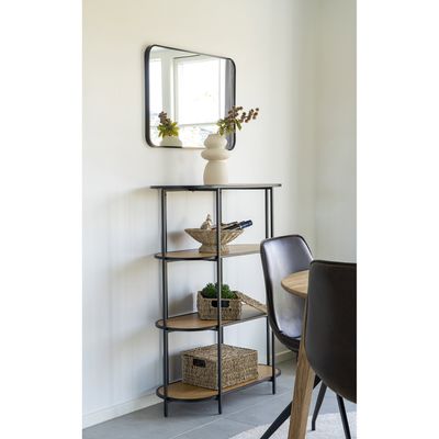 House Nordic Madrid Spegel Svart 70 cm