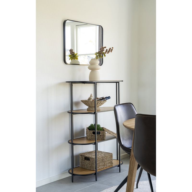 House Nordic Madrid Spegel Svart 70 cm