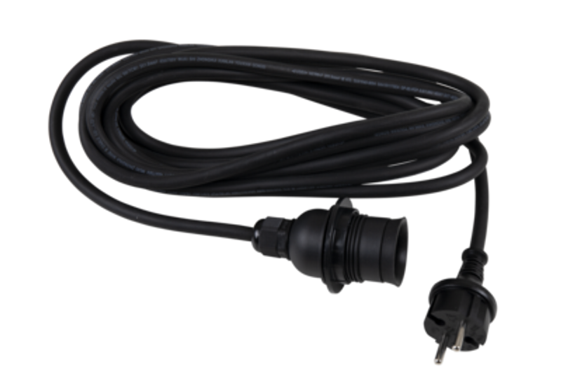 Brafab Cord lampsladd svart