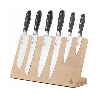 Ronneby Bruk – Magnetisk Knivhållare för 7 Knivar L37,5 × H22 cm