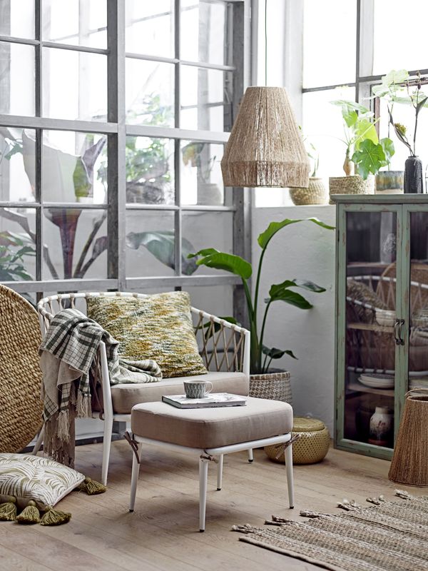 Bloomingville Hazem skåp, grön, granträ